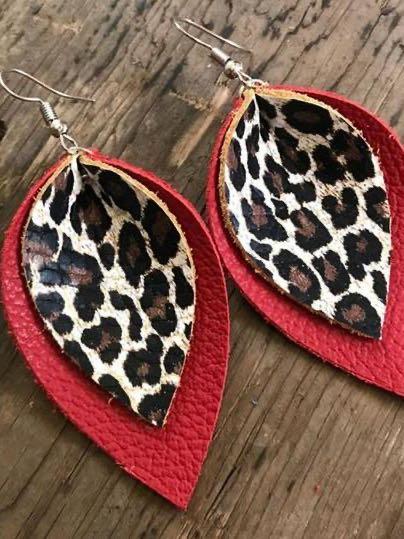 Layered Leopard Earrings - LuckyFash™