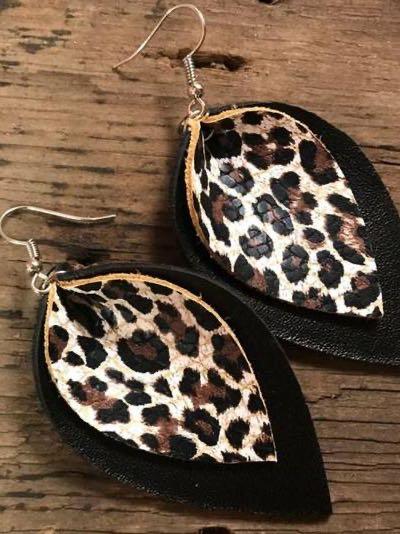 Layered Leopard Earrings - LuckyFash™