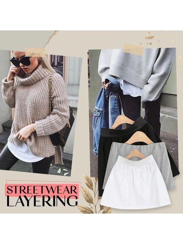 Layering Top Lower Sweep - LuckyFash™