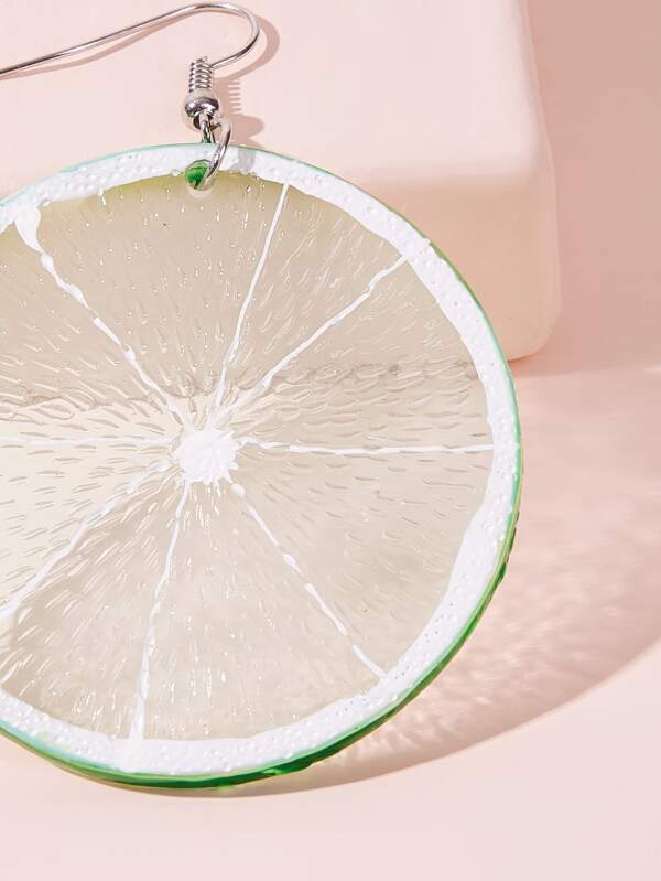 Lemon Shaped Drop Earrings 1pair - LuckyFash™