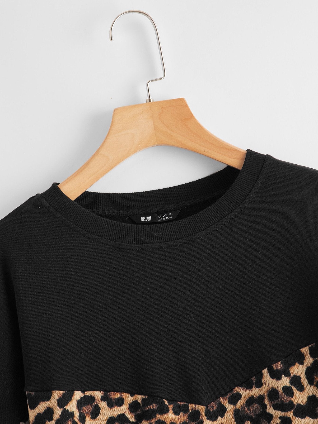Leopard Panel Pullover - LuckyFash™