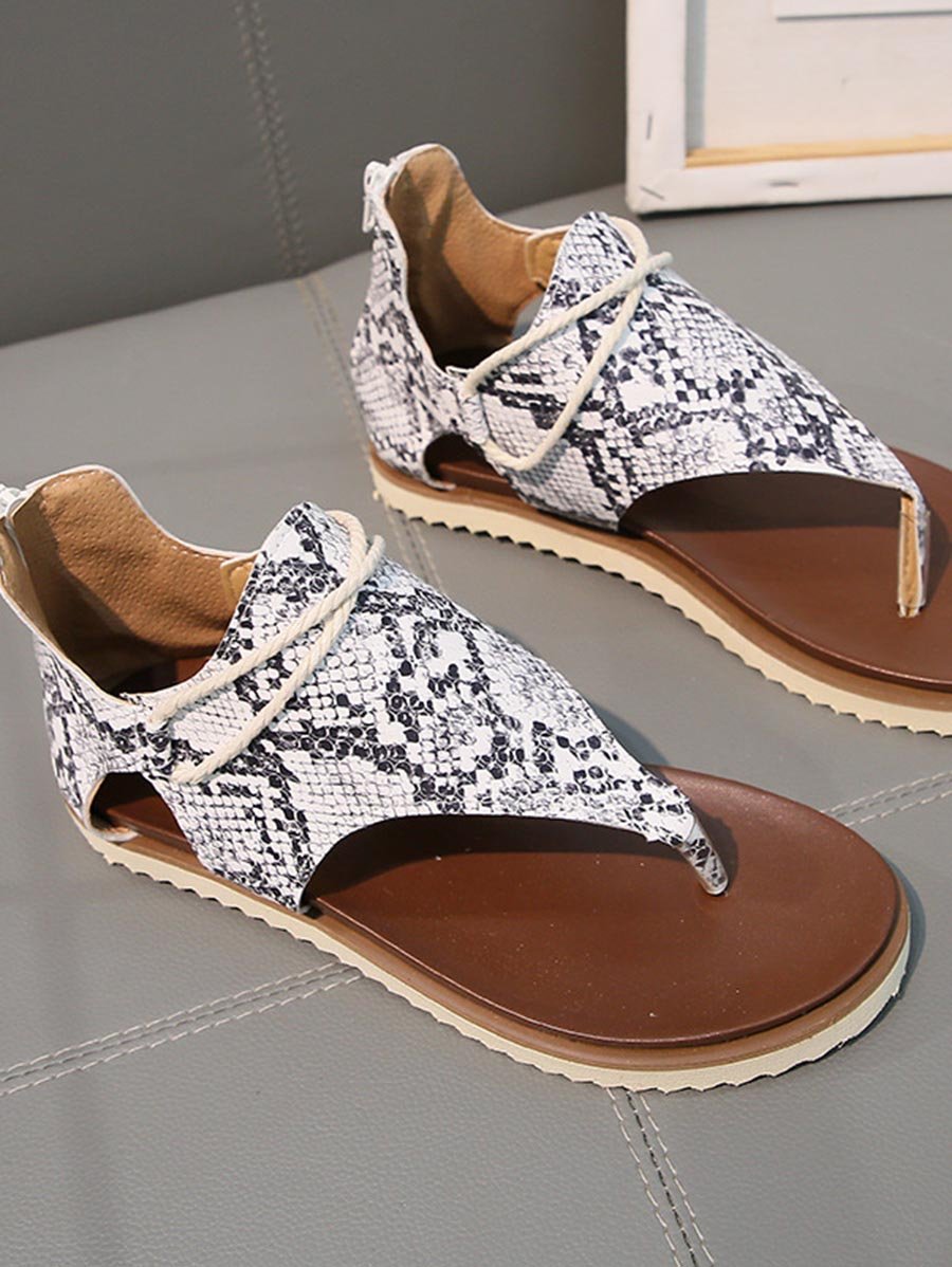 Leopard Pattern High Top Sandals - LuckyFash™