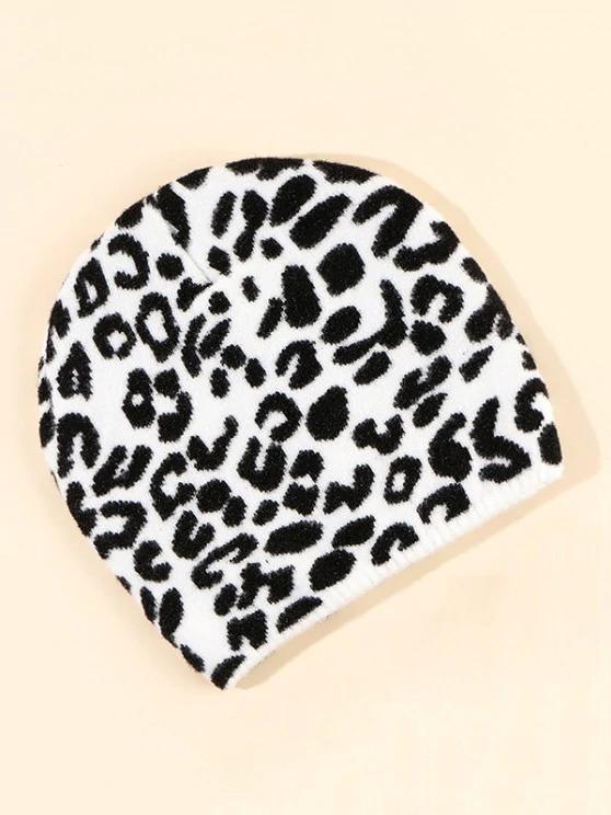 Leopard Pattern Knitted Hat - LuckyFash™