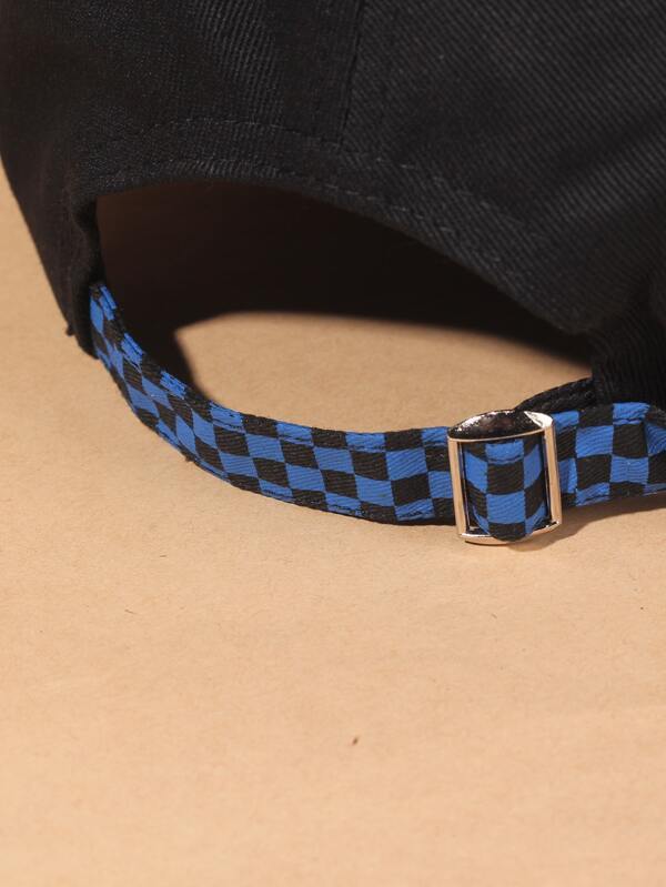 Lattice & Letter Embroidered Baseball Cap - LuckyFash™