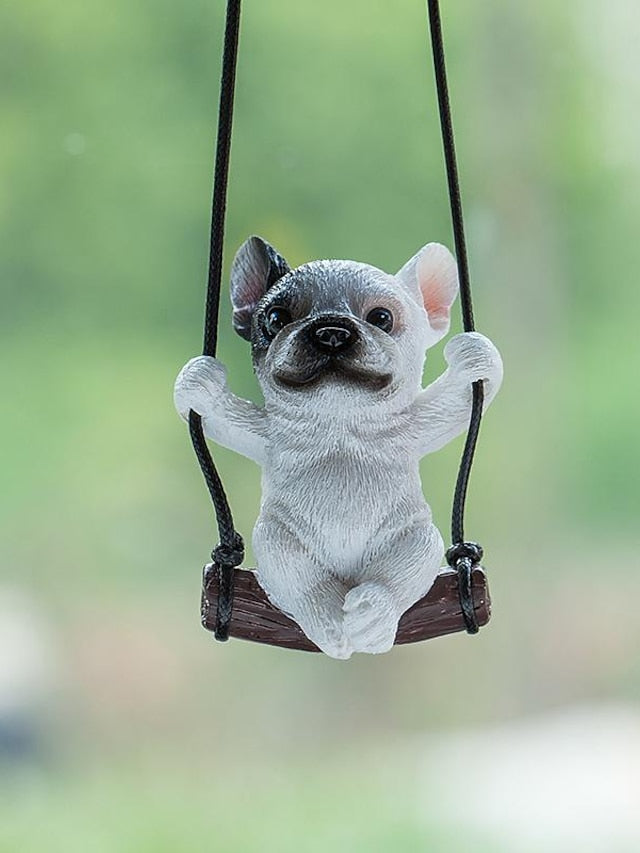 2023 New Car Charm Pendant Swing Pug Pug Dog Car Supplies - LuckyFash™