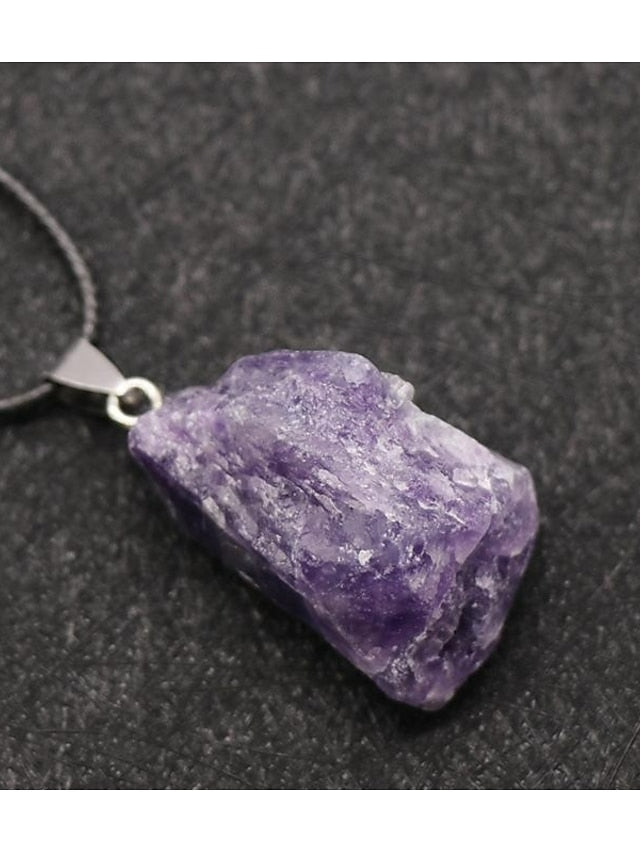 2023 Europe And The United States New Original Stone Pendant Multi-Color Agate Stone Necklace - LuckyFash™