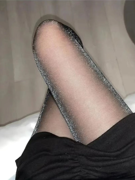 Women's Panty Hose Gift Daily Holiday Solid Color Polyester Acrylic Fibers Sexy Casual Leg Shaping Casual / Daily 1 Pair - LuckyFash™