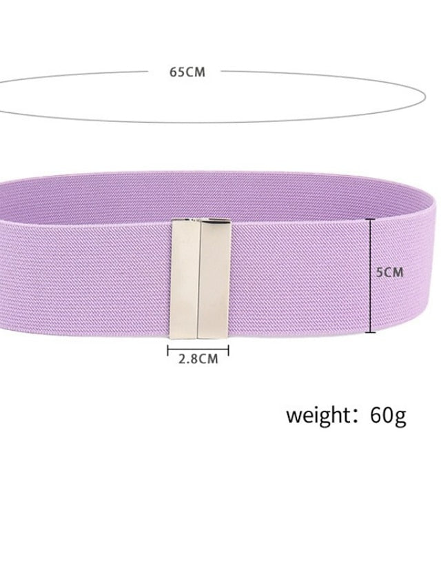Women's Corset Belt Nylon Sliding Buckle Plain Casual Formal Work Daily Black White Red Purple - LuckyFash™