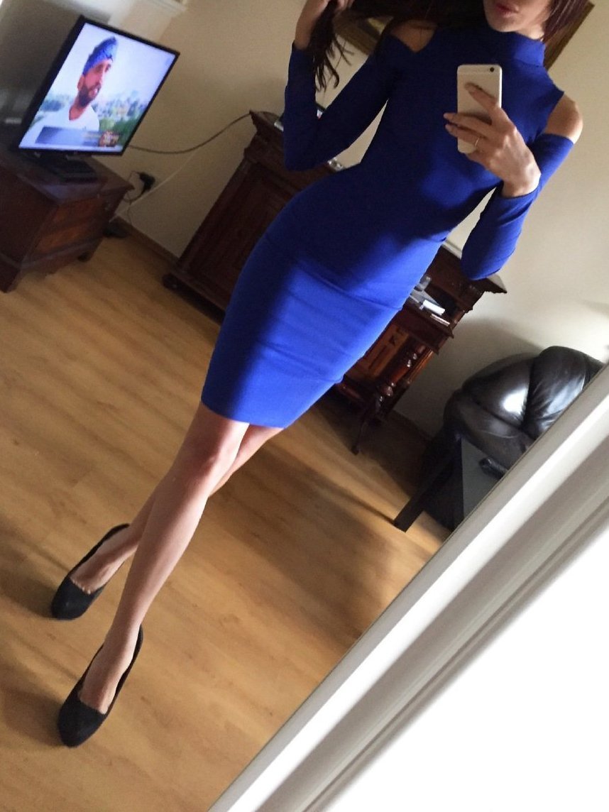 Long sleeve high neck skirt is thin - LuckyFash™