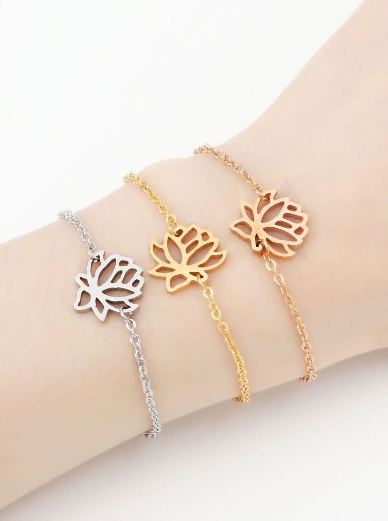 Lotus Pull Chain Bracelet - LuckyFash™