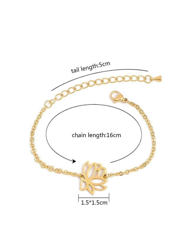 Lotus Pull Chain Bracelet - LuckyFash™
