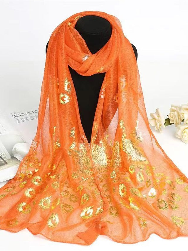 New Peacock Feather Shawls and Wraps for Party Dress Wedding Cape Bride Dress Shawl Women Wrap Shoulder Scarf - LuckyFash™