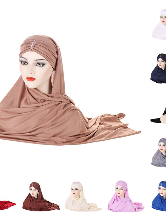 Women's Turban Party Evening Solid / Plain Color Polyester Sweet 1 pcs - LuckyFash™