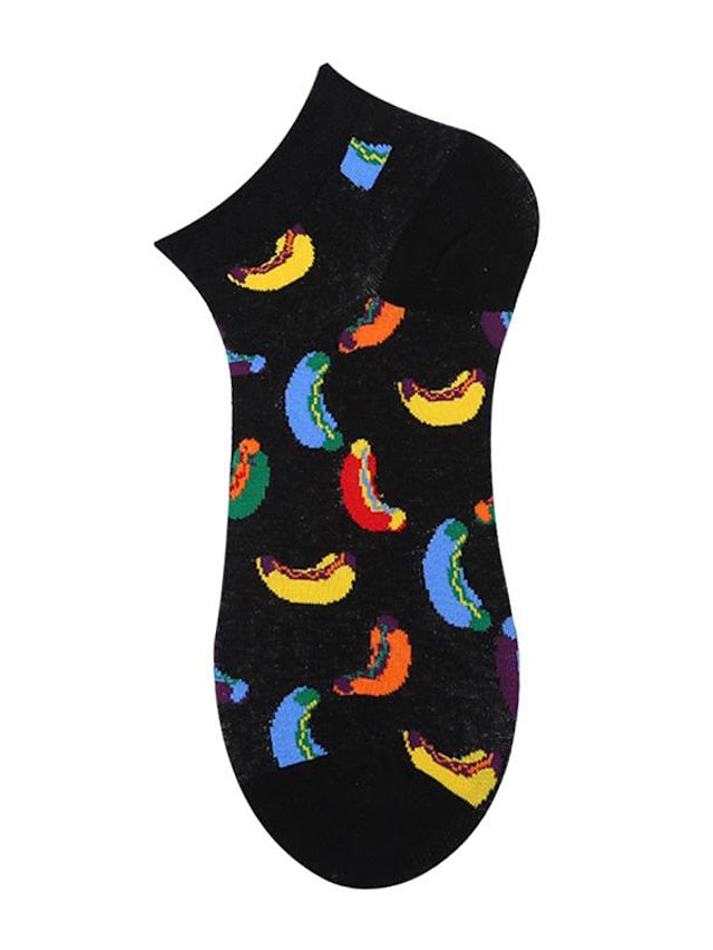 Women's Anckle Socks Low Cut Socks Office Work Daily Animal Dot Spandex Nylon Cotton Basic Casual Classic 1 Pair - LuckyFash™