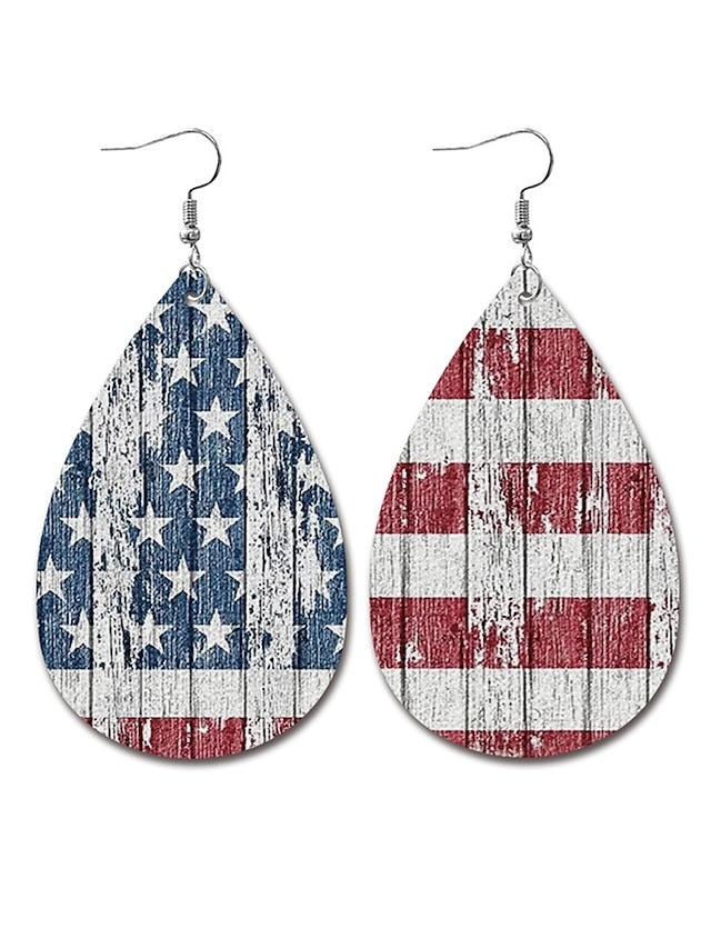 Women's Earrings Fashion Outdoor National Flag Earring - LuckyFash™