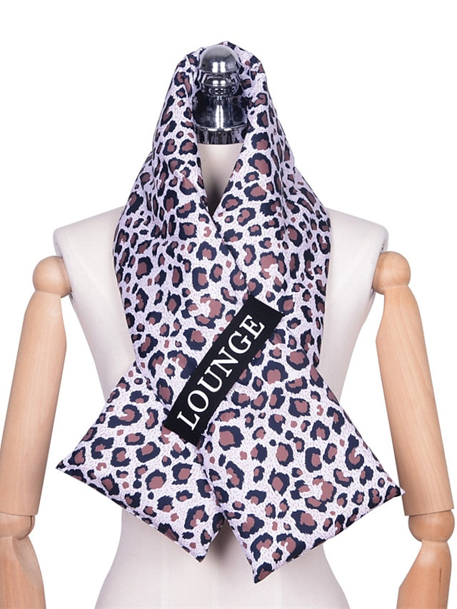Shawls & Wraps Outdoor Dailywear Weekend Beige Black White Scarf Leopard for Women - LuckyFash™