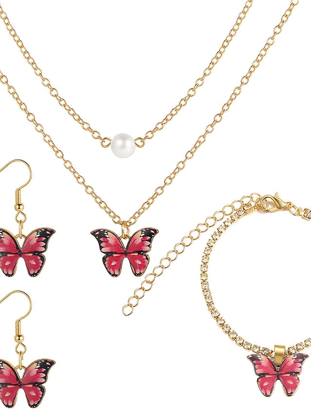 Women's necklace Fashion Outdoor Butterfly Jewelry Sets - LuckyFash™