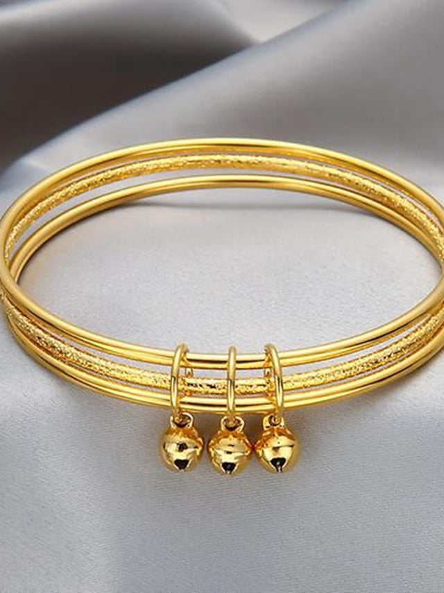 Women's Bracelet Bangles Classic Fashion Fashion Personalized Alloy Bracelet Jewelry Gold For Daily Date - LuckyFash™