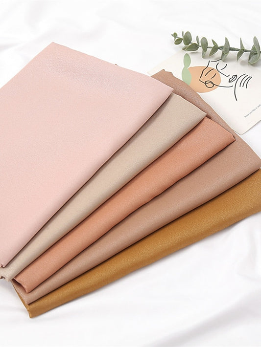 New Solid Color Women Scarf Ethnic Female Headscarf Bright Silk 110*110CM Large Square Scarf Shawl - LuckyFash™