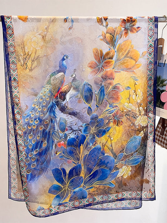 Women's Scarves Shawl Daily Holiday Chiffon Casual Bohemia Sunscreen Outdoor 1 PC - LuckyFash™