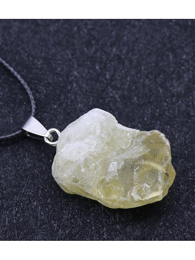 2023 Europe And The United States New Original Stone Pendant Multi-Color Agate Stone Necklace - LuckyFash™