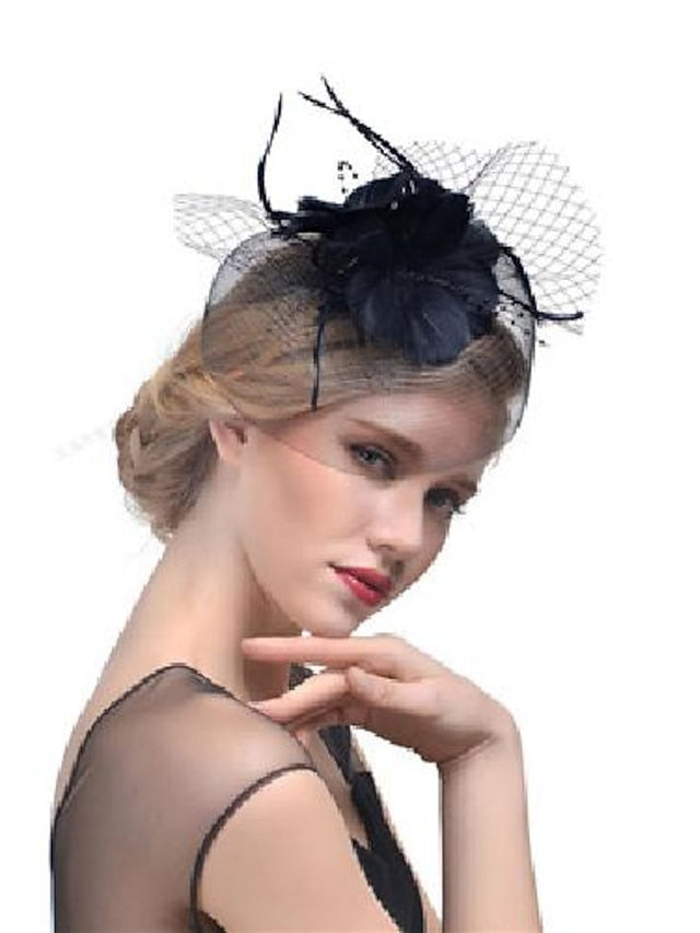 Hair Clip Party Party Solid Color Headwear / Beige / Black / Gray / Fall / Winter for Women - LuckyFash™