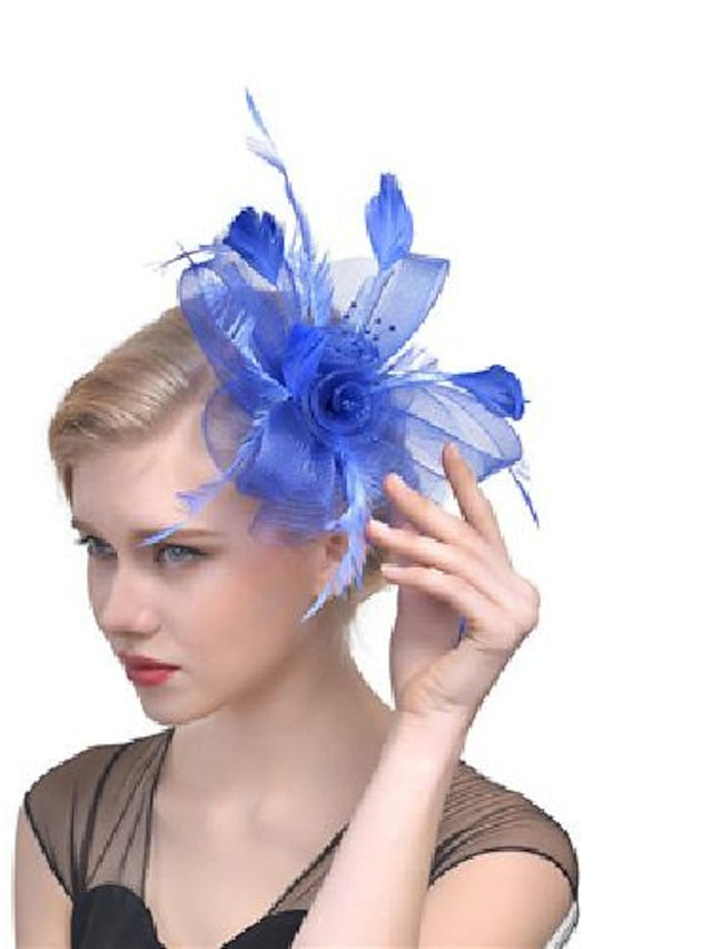 Women's Hair Clip Party Party Solid Color Headwear / White / Red / Blue / Fall / Winter - LuckyFash™
