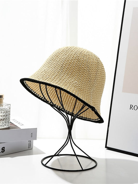 Women's Slouchy Beanie Hat Home Daily Holiday Stripes and Plaid Knit Cute Breathability 1 pcs - LuckyFash™