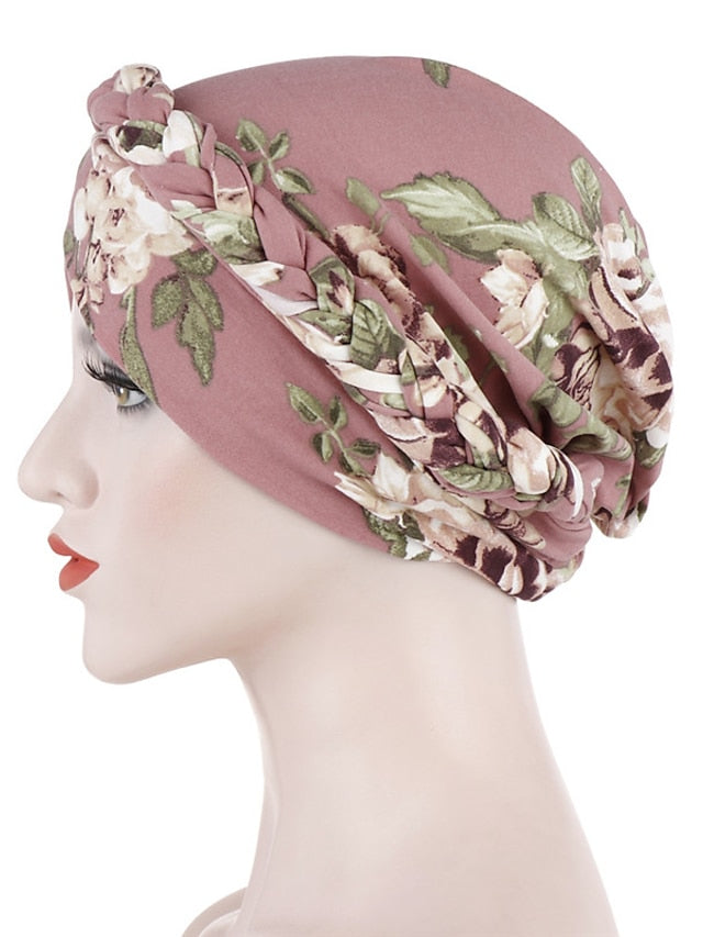 Cotton Print Muslim Turban Scarf For Women Islamic Inner Hijab Caps Arab Wrap Head Scarves Femme Musulman Turbante Mujer - LuckyFash™