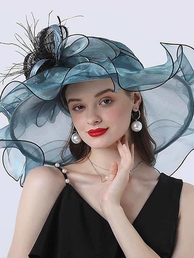 Women's Hat Bucket Hat Sun Hat Green Black Blue Party Outdoor Dailywear Floral Floral Portable Windproof Comfort - LuckyFash™