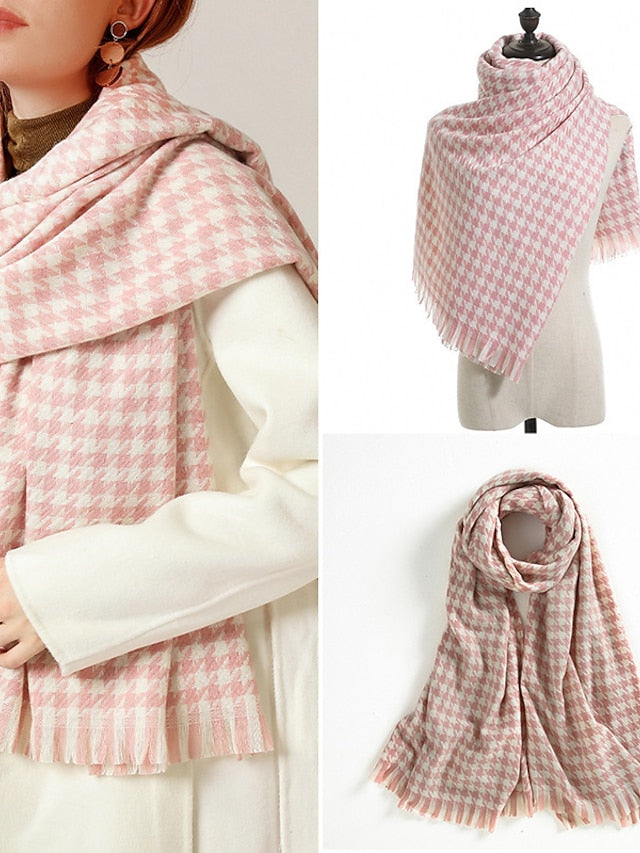 Scarves Shawl Daily Holiday Polyester Vintage Retro Warm Casual / Daily 1 PC for Women - LuckyFash™