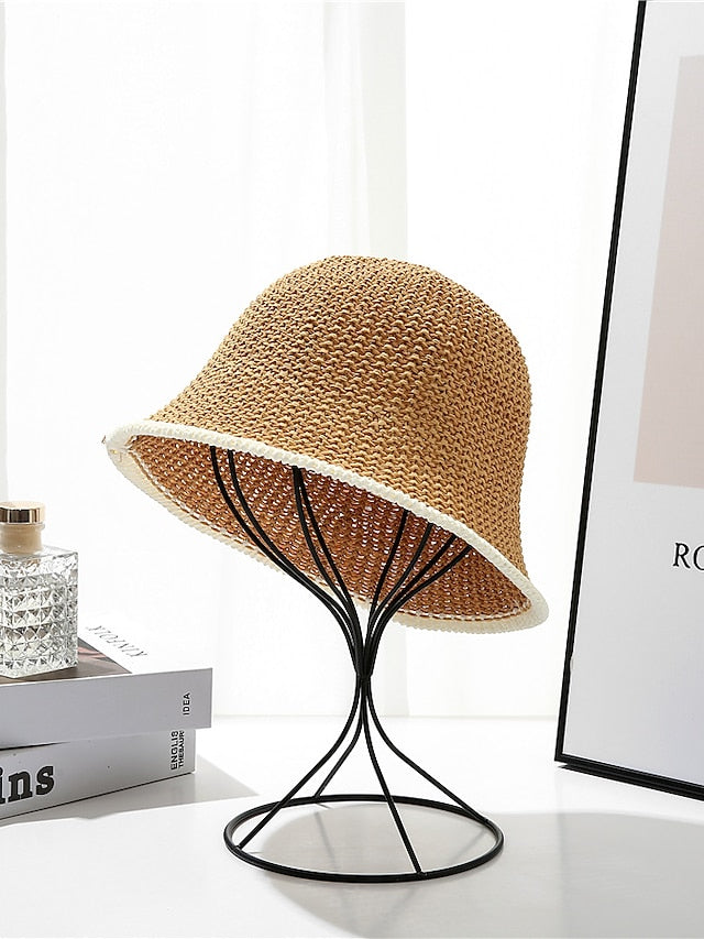 Women's Slouchy Beanie Hat Home Daily Holiday Stripes and Plaid Knit Cute Breathability 1 pcs - LuckyFash™