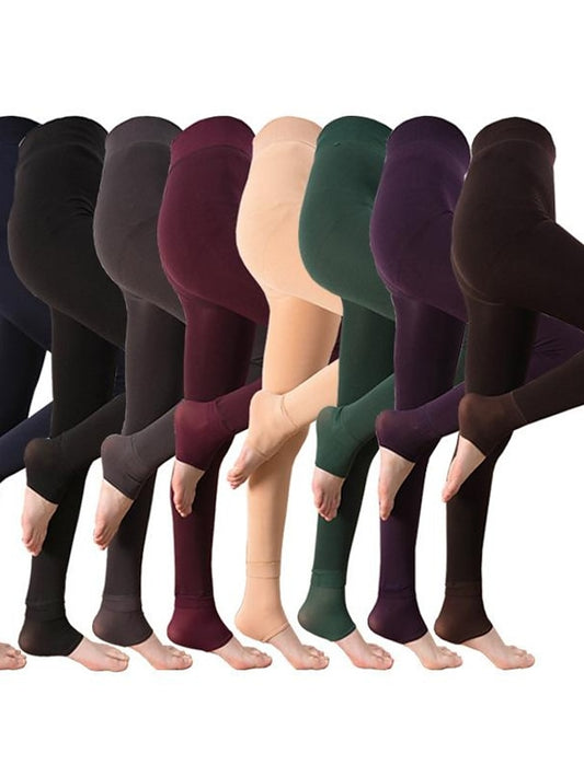 Women's Panty Hose Office Work Daily Spandex Nylon Basic Classic Warm 1 Pair - LuckyFash™