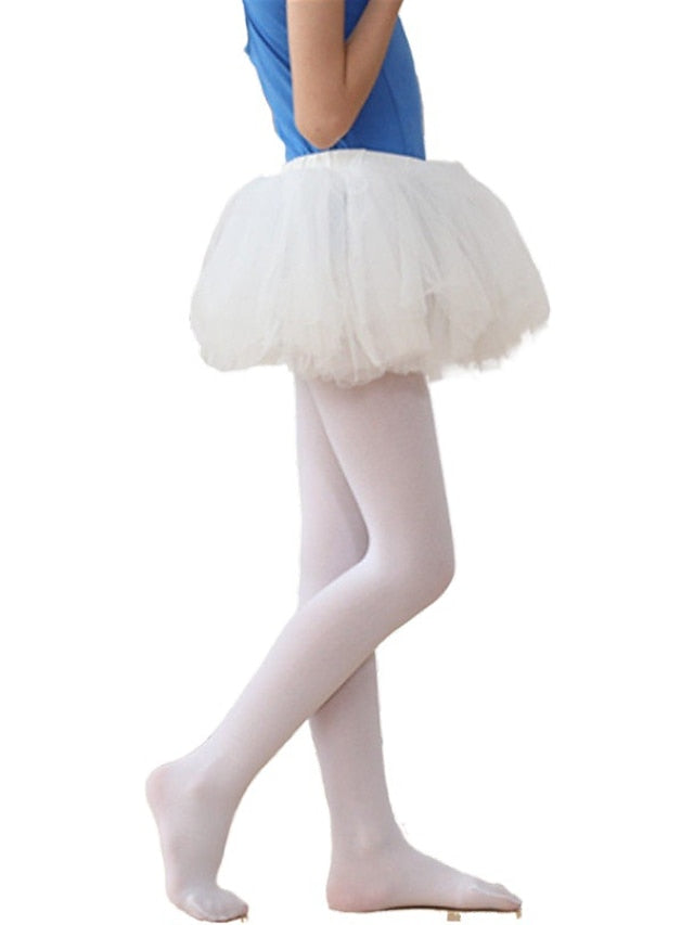Kid's Panty Hose Wedding Party Daily Solid / Plain Color Spandex Nylon Classic Lolita Professional 1 Pair - LuckyFash™