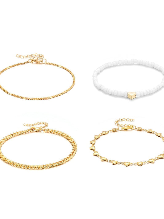 Women's Fashion Outdoor Heart Anklet - LuckyFash™
