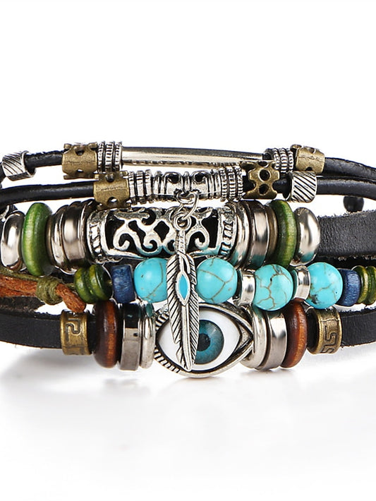 Women's Bracelets Artistic Party Color Block Bracelets & Bangles / Black / Silver / Blue / Fall / Winter - LuckyFash™