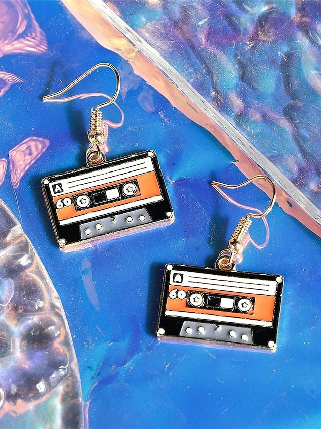 1 Pair Drop Earrings For Women's Birthday Street Gift Alloy Vintage Style Fashion - LuckyFash™