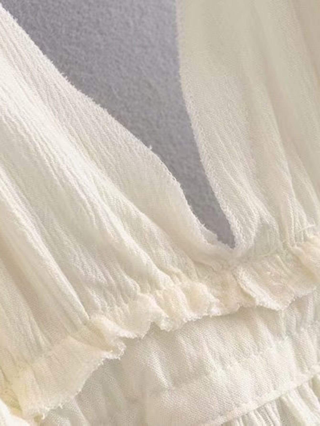 Open Back Layered Halter Dress - LuckyFash™