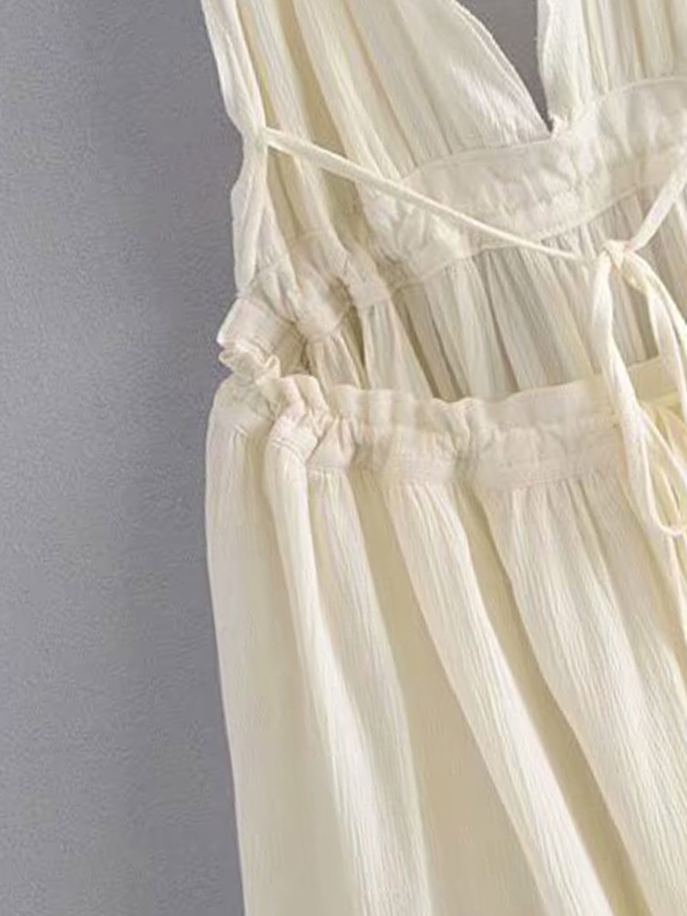 Open Back Layered Halter Dress - LuckyFash™