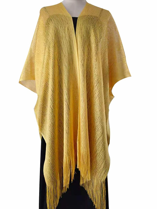 Shawls & Wraps Dailywear Daily Outdoor Yellow Purple Scarf Pure Color / Fall / Winter / Spring / Summer / Polyester for Women - LuckyFash™