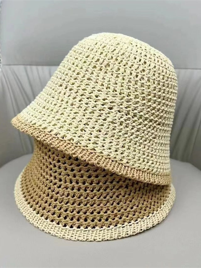 Simple Bucket Hat Spring Summer Casual Fisherman Caps for Women Couple Basin Hats - LuckyFash™