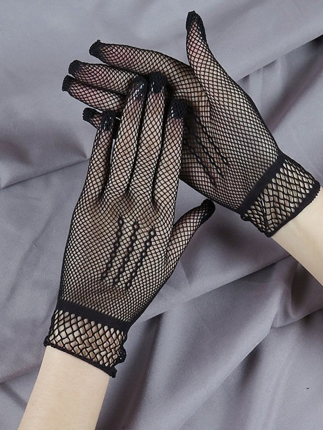 Women's Gloves Wedding Party Evening Gift Nylon Simple Bridal Gloves Sexy 1 Pair - LuckyFash™