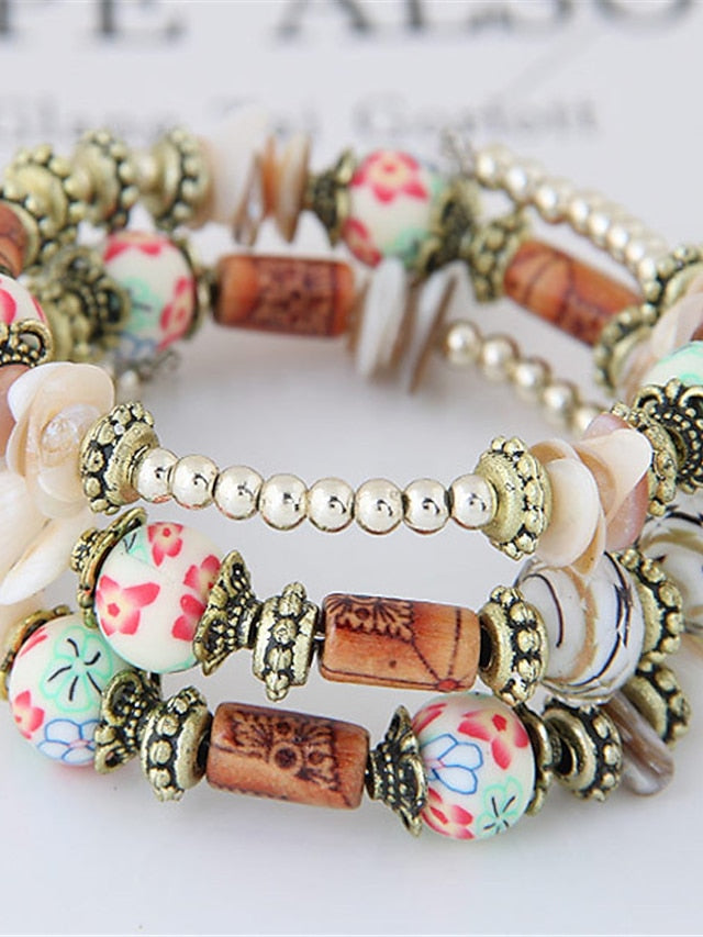 Women's Bracelets Ethnic Style Street Multicolor Bracelets & Bangles - LuckyFash™