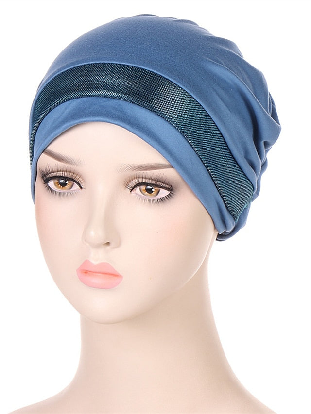 Soft Stretchy Under Scarf Cap for Women Soild Color Inner Hijab Bonnet Muslim Under Hijab Turban Hat for Women - LuckyFash™