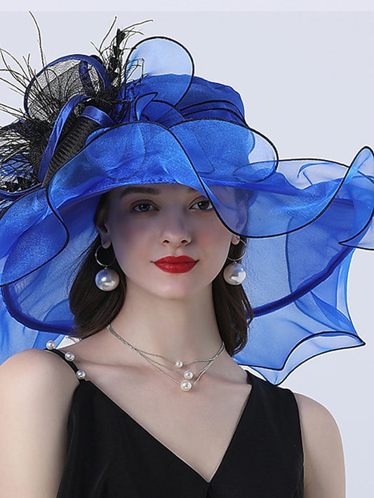 Women's Hat Bucket Hat Sun Hat Green Black Blue Party Outdoor Dailywear Floral Floral Portable Windproof Comfort - LuckyFash™