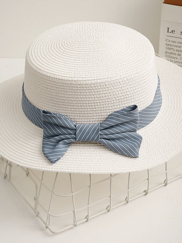 Women's Sun Hat Straw Hat Daily Holiday Straw Vacation Casual Beach Sunscreen Casual / Daily 1 pcs - LuckyFash™