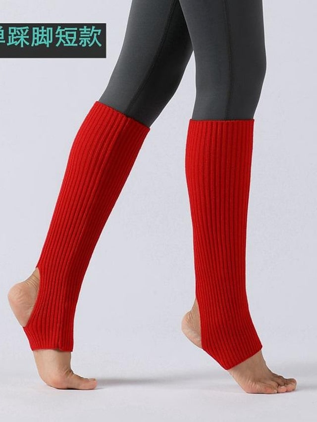 Women's Kid's Leg Warmers Boot Cuffs Home Daily Solid Color Acrylic Fibers Basic Classic Warm 1 Pair - LuckyFash™
