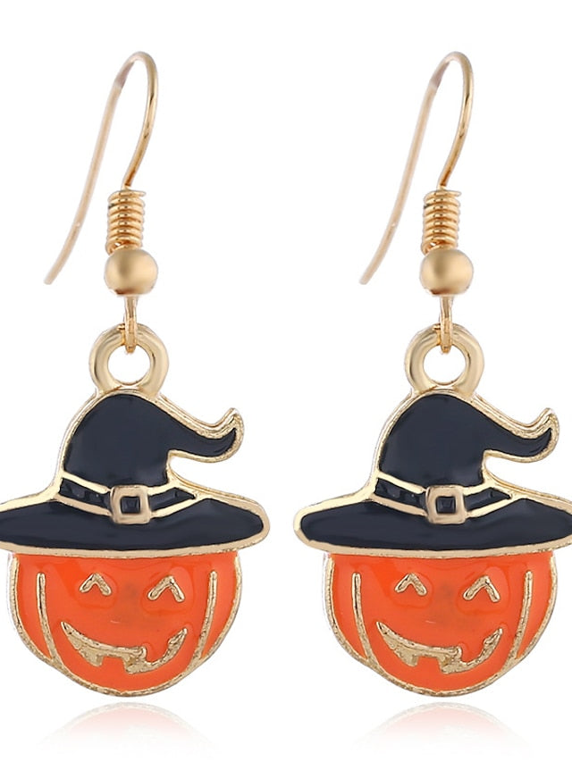 Women's Earrings Chic & Modern Halloween Pumpkin Earring - LuckyFash™