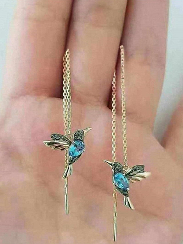 Women's Earrings Chic & Modern Street Bird Earring / Red / Blue / Fall / Winter / Spring - LuckyFash™