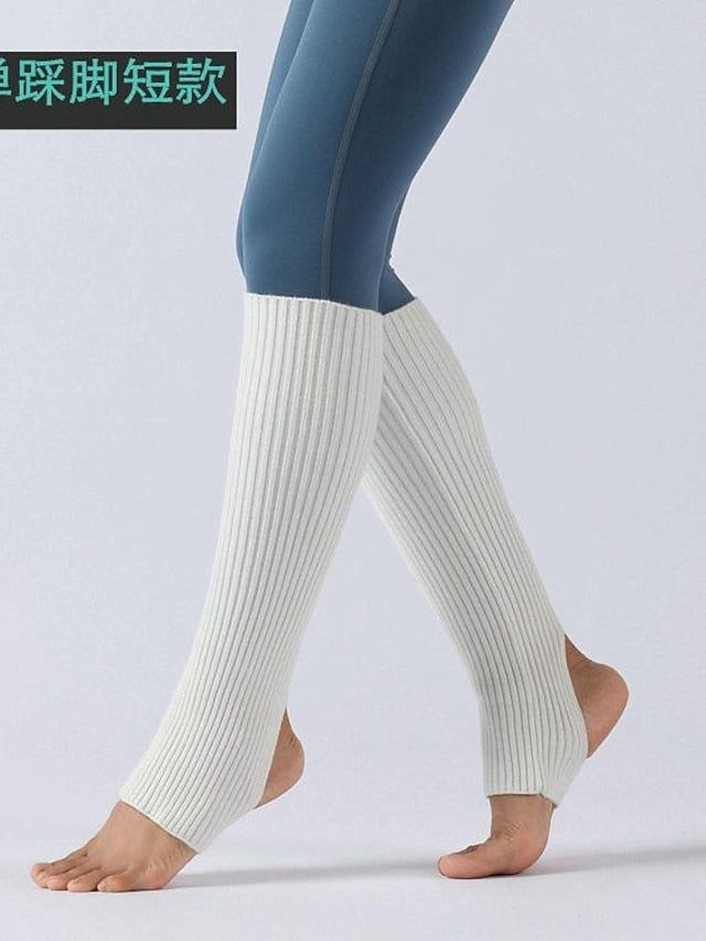 Women's Kid's Leg Warmers Boot Cuffs Home Daily Solid Color Acrylic Fibers Basic Classic Warm 1 Pair - LuckyFash™